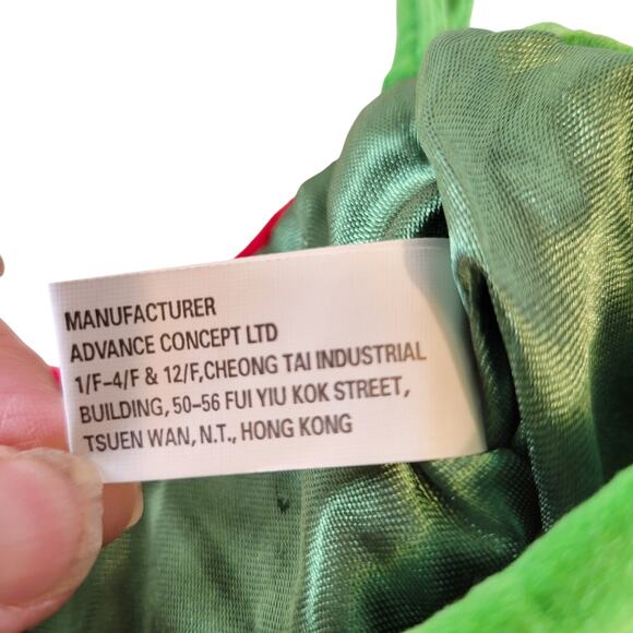 Christmas Stockings Set of 2 Green Red Embroidered Rhinestone 19" Holiday Decor - Picture 13 of 16